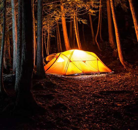 CAMPING AND TENTS